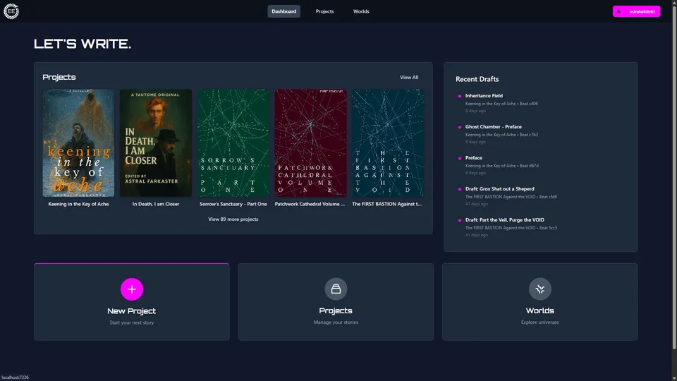 Epic Engine Dashboard